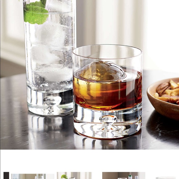 Set of 4 Directional Double 9 oz glasses set of 4 - Picture 8 of 8